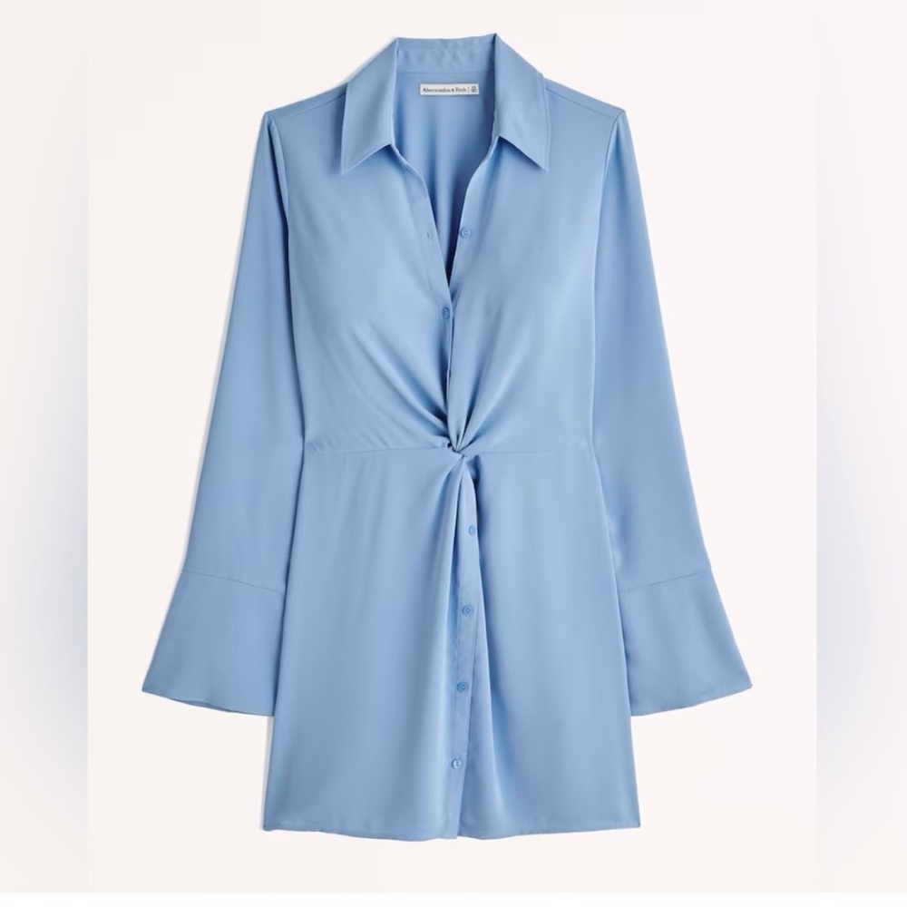 Abercrombie long sleeve knot dress